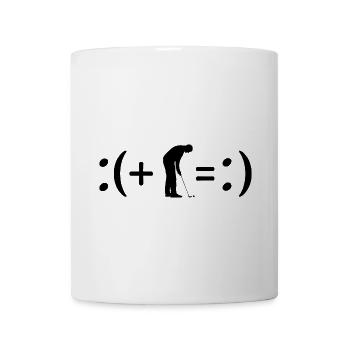 Minigolf makes me happy, happiness formula - Mug - white - Front