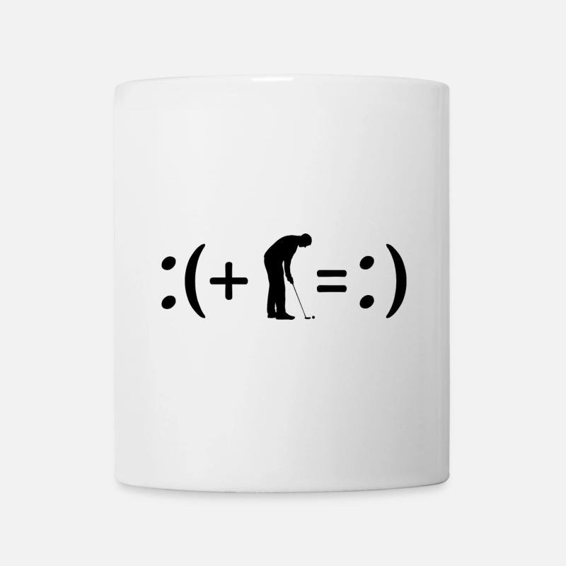 Le minigolf me rend heureux, formule du bonheur - Mug blanc - blanc