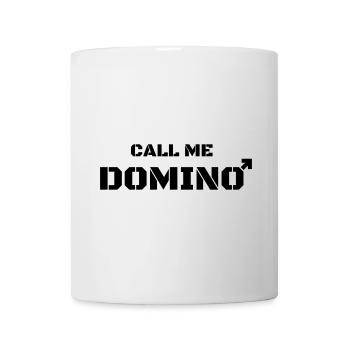 Appelez-moi Dominoes, pas dominatrice - Mug blanc - blanc - Devant