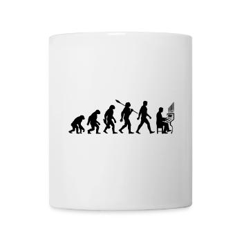 Evolution Organist - Orgel - Musiker - Tasse - Weiß - Vorne