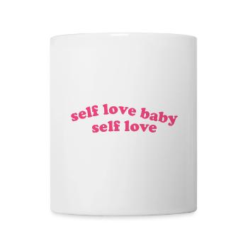 Citation de Self Love Baby - Mug blanc - blanc - Devant