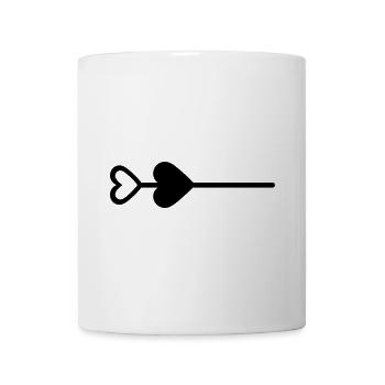 Heart Arrow - Mug - white - Front
