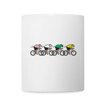 Cyclist All of France Champions Jerseys - Mug - white - Front