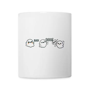 Halloween Kostüm Gespenster Boo - Tasse - Weiß - Vorne