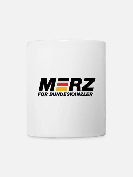 Merz for Bundeskanzler - Kanzler - Kanzlerkandidat - Tasse - Weiß