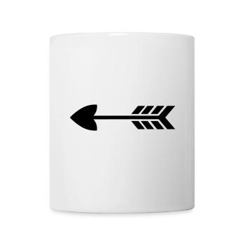 Heart Arrow - Mug - white - Front