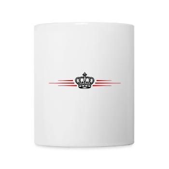 Élément de ligne de couronne - Mug blanc - blanc - Devant