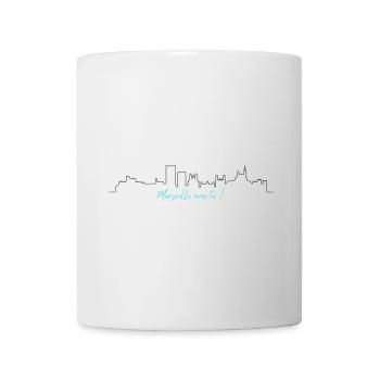 Marseille avec toi ! - Mug blanc - blanc - Devant