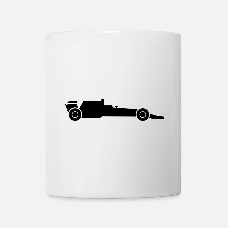 Voiture de course - Mug blanc - blanc