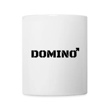 Domino statt Domina - Tasse - Weiß - Vorne