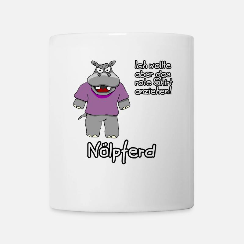 Nölpferd - Tasse - Weiß
