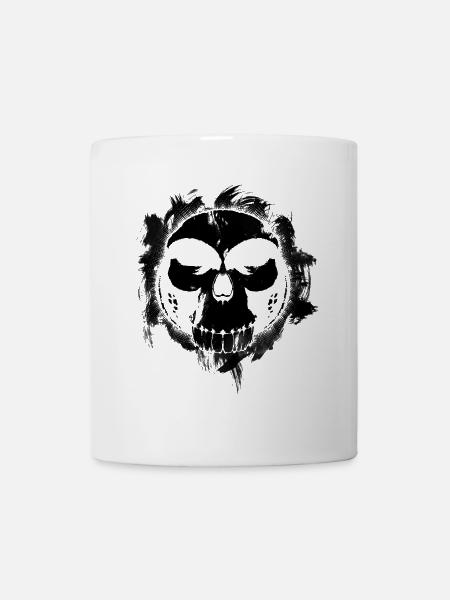 Kranich Affe - Tasse - Weiß