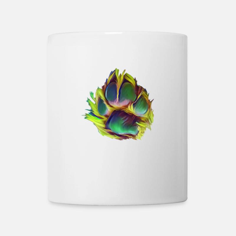 Patte de chien, patte, fièvre du teckel, art - Mug blanc - blanc