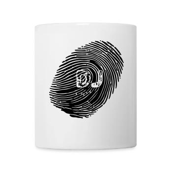 Fingerprint dj - Mug - white - Front