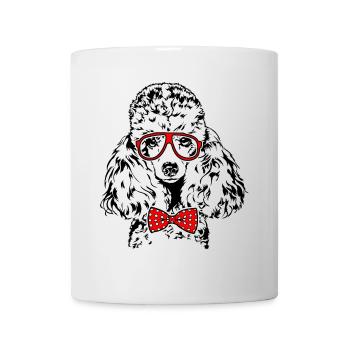 Funny MINIATURE POODLE Glasses Dog Dog - Mug - white - Front
