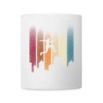 parkour parkour traceur cityrun freerun saut - Mug blanc - blanc - Devant