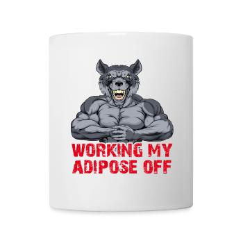 Musculation Musculation Renforcement musculaire Perte de graisse sans limite - Mug blanc - blanc - Devant