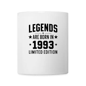 Legends Are Born In 1993 Édition limitée - Mug blanc - blanc - Devant