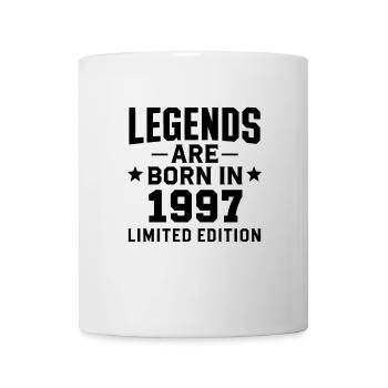 Legends Are Born In 1997 Limited Edition - Tasse - Weiß - Vorne