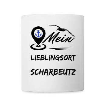 Scharbeutz mein Lieblingsort-Ostseebad Scharbeutz - Tasse - Weiß - Vorne