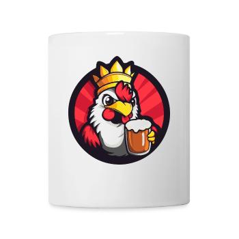 Bande dessinée de bière de coq - Mug blanc - blanc - Devant