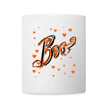 Boo,halloween,Graffiti,Spinnennetz,Spinne - Tasse - Weiß - Vorne