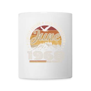 June 1968 57th Anniversary Gift June 1968 Retro - Mug - white - Front