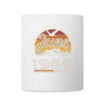June 1966 59th Anniversary Gift June 1966 Retro - Mug - white - Front