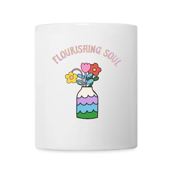 Blossoming Soul - Gift Idea - Gift - Mug - white - Front