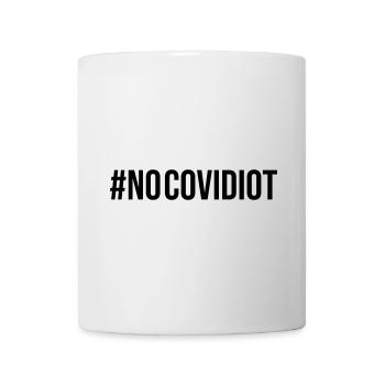 No Covidiot - Tasse - Weiß - Vorne