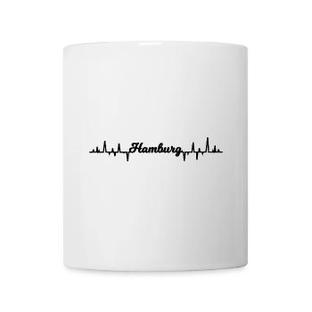 Le pouls à Hambourg - Mug blanc - blanc - Devant