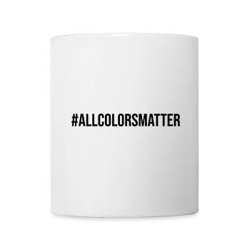 Black Lives Matter Toutes les couleurs comptent - Mug blanc - blanc - Devant