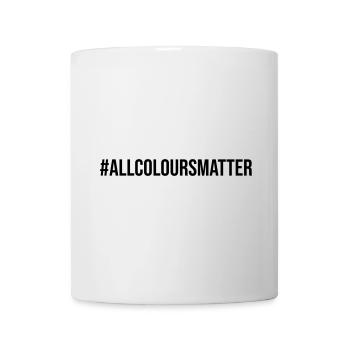 All Colours Matter Protest - Tasse - Weiß - Vorne