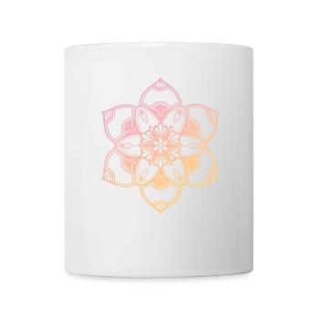 Mandala No. 2 - Ombré - - Tasse - Weiß - Vorne