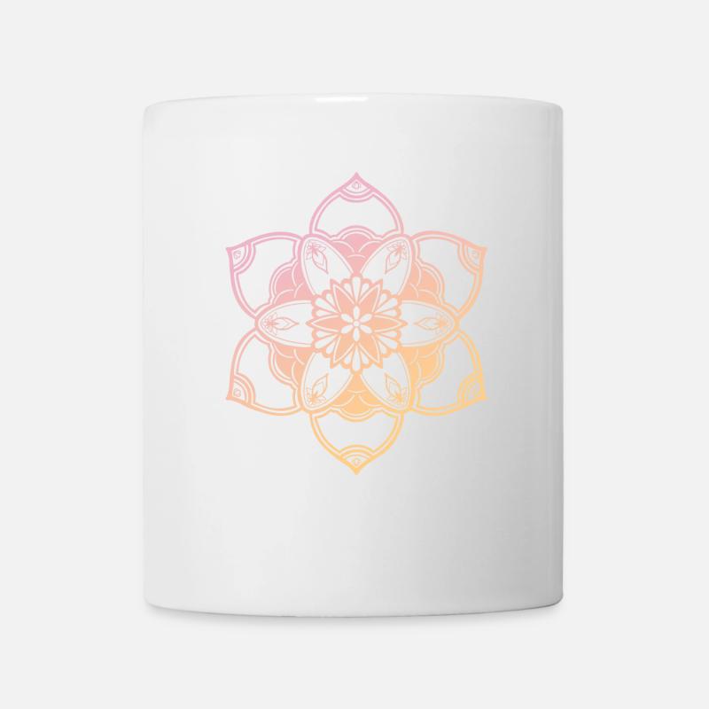 Mandala No. 2 - Ombré - - Tasse - Weiß