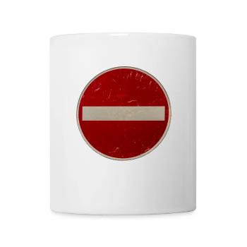 Fahrverbot - Tasse - Weiß - Vorne