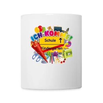 Kita graduates - Hello school, here I come! - Mug - white - Front