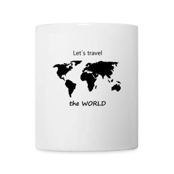 Let´s travel the World Weltenbummler Reise Urlaub - Tasse - Weiß - Vorne