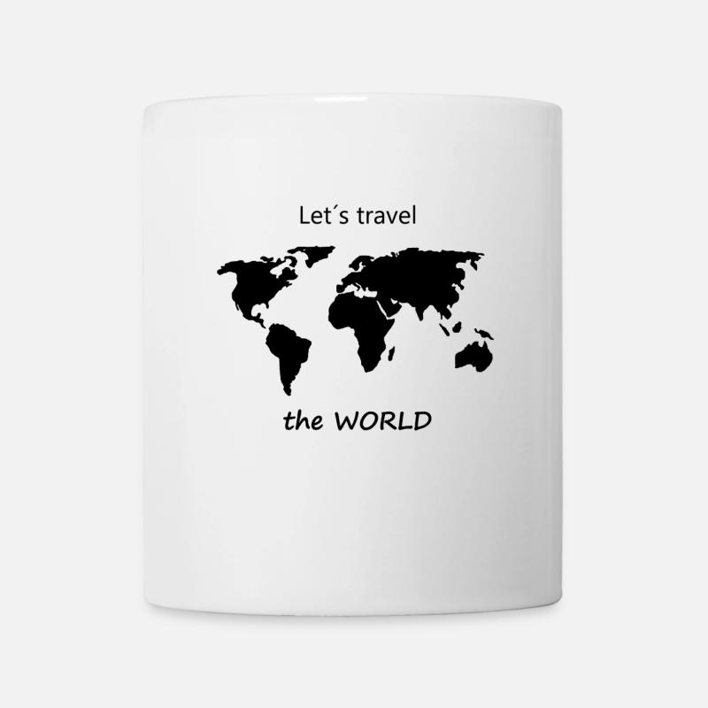 Parcourons les vacances dans le monde entier - Mug blanc - blanc