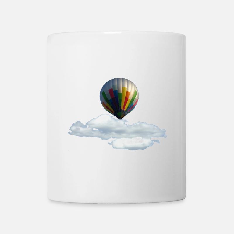Heissluftballon - Tasse - Weiß