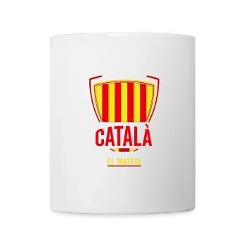 Soc CATALA Catalan Catalunya Catalona Catalonia - Mug blanc - blanc - Devant