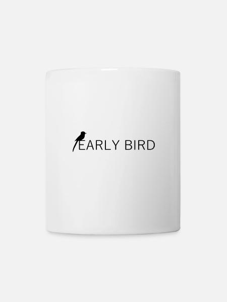 EarlyBird 2 "Der frühe Vogel" - Tasse - Weiß