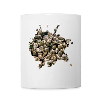 Was uns das tägliche Leben versüßt ist Zucker - Tasse - Weiß - Vorne