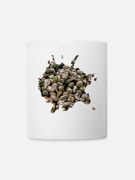Was uns das tägliche Leben versüßt ist Zucker - Tasse - Weiß