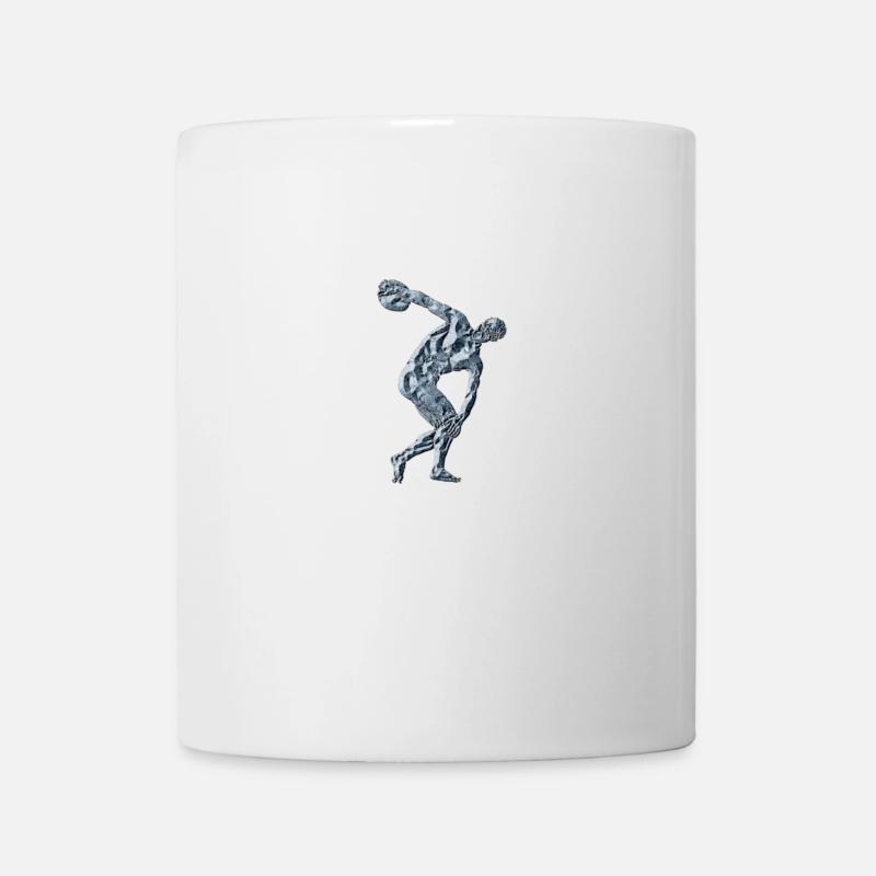 Discus thrower shirt - Mug - white