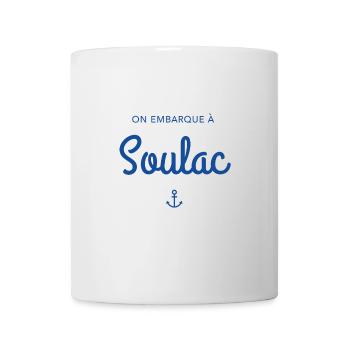 On embarque à Soulac - Mug blanc - blanc - Devant