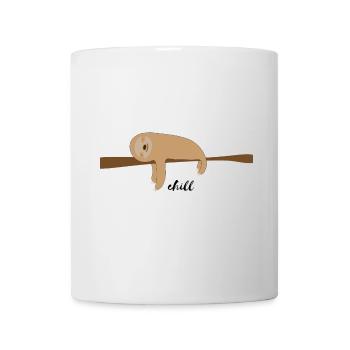 paresse refroidir paresse - Mug blanc - blanc - Devant