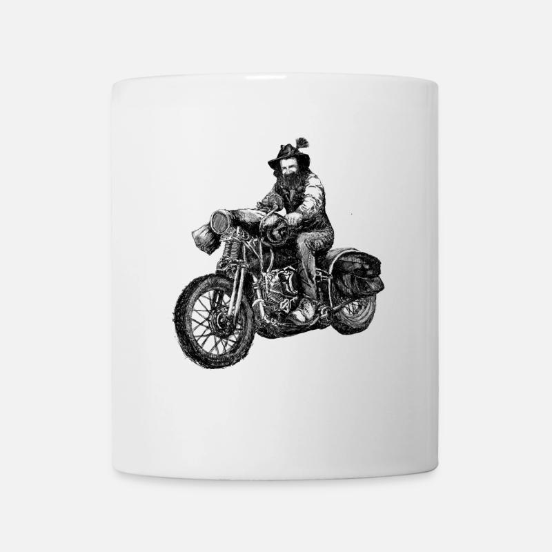 Bavarian Biker - Tasse - Weiß