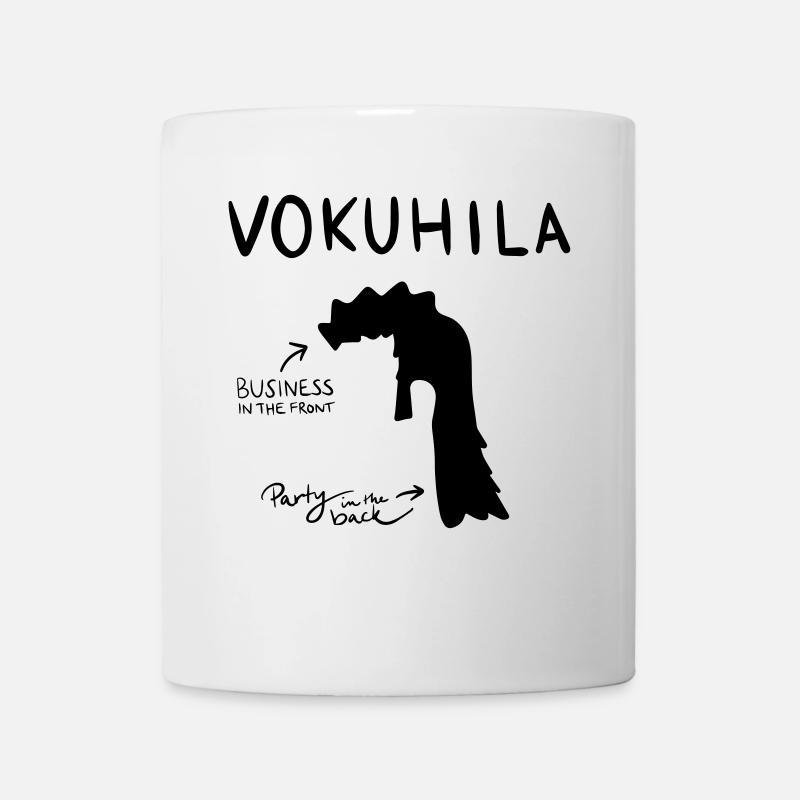 VOKUHILA Business in the front, party in the back ! - Mug blanc - blanc