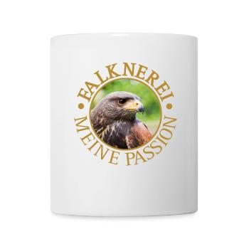 Falknerei meine Passion Geschenkidee - Tasse - Weiß - Vorne